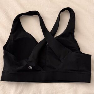 lululemon athletica Cross-Back Black Sports Bra